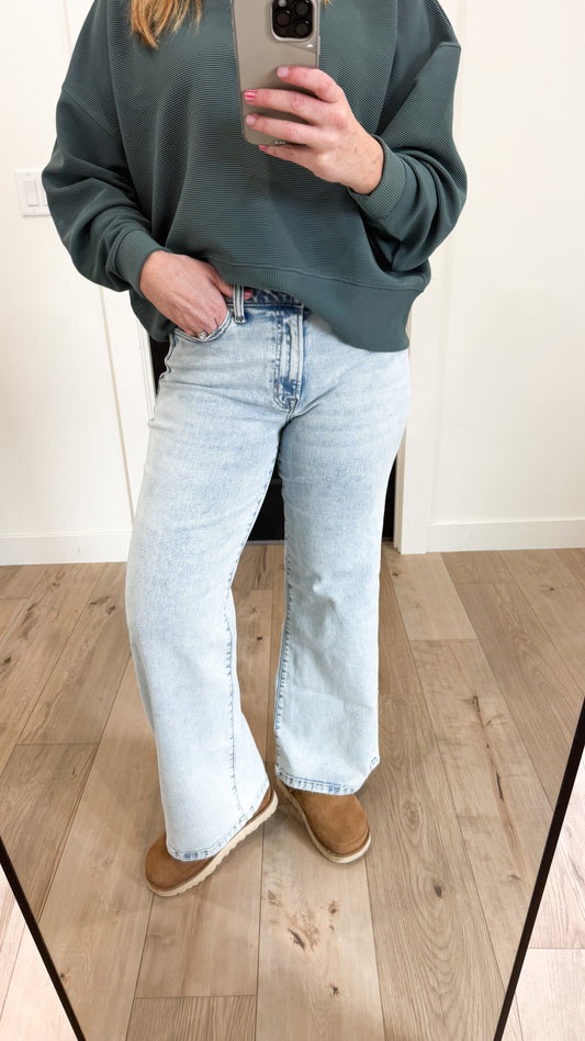 Zenana Wide Leg Denim