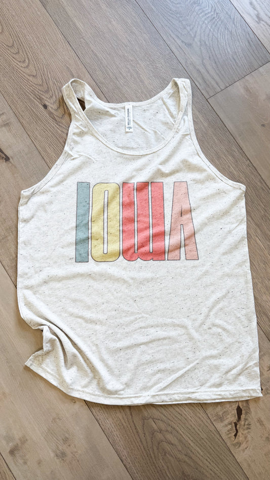 Colorful IOWA Tee/Tank
