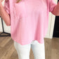 Raised Ribbed Pocket Tee
