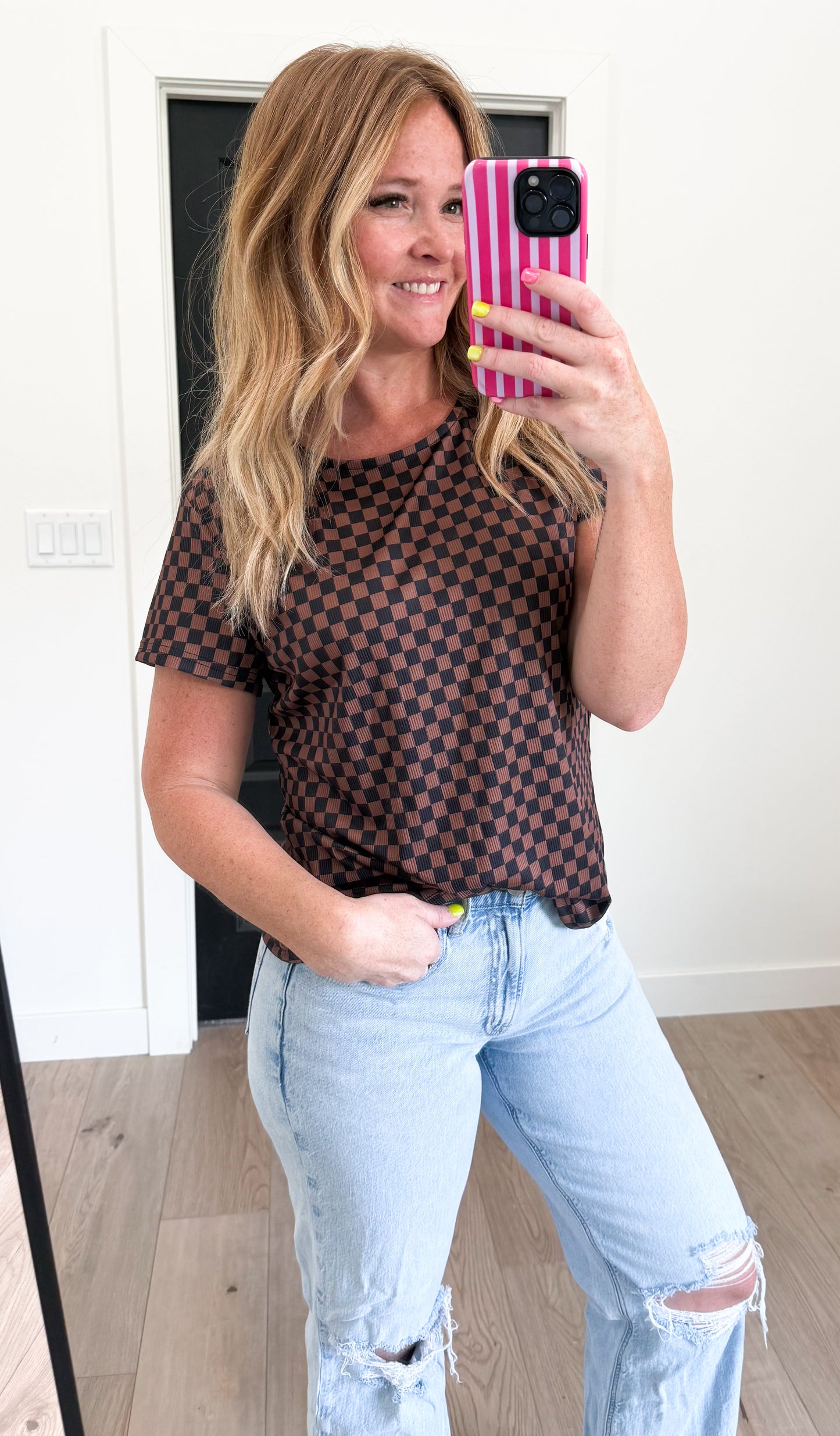 Checkered Short Sleeve