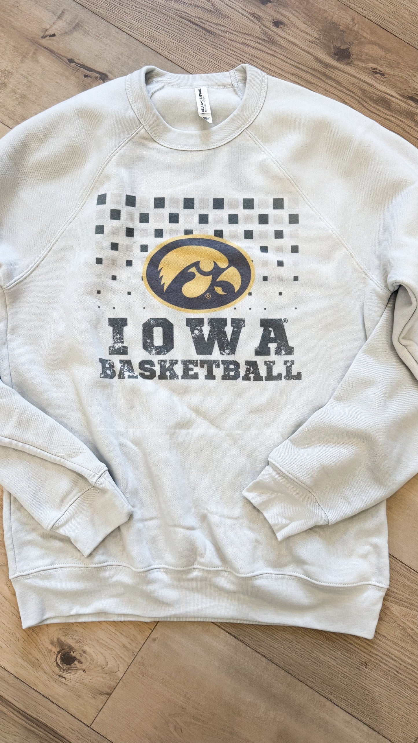 Soft Iowa Check Basketball Crew