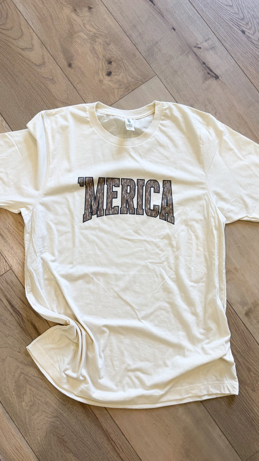 Camo Merica Tee/Tank