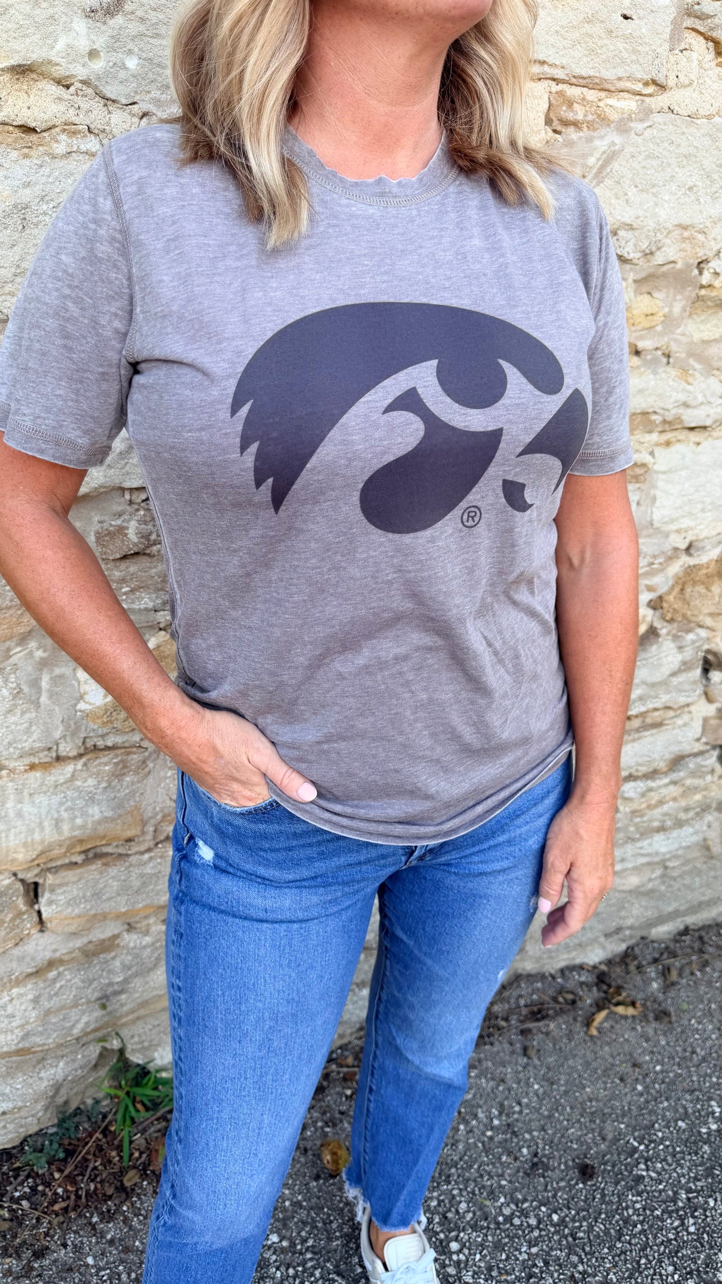 Burnout Iowa Hawk Graphic