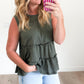 Ruffle Trim Tank