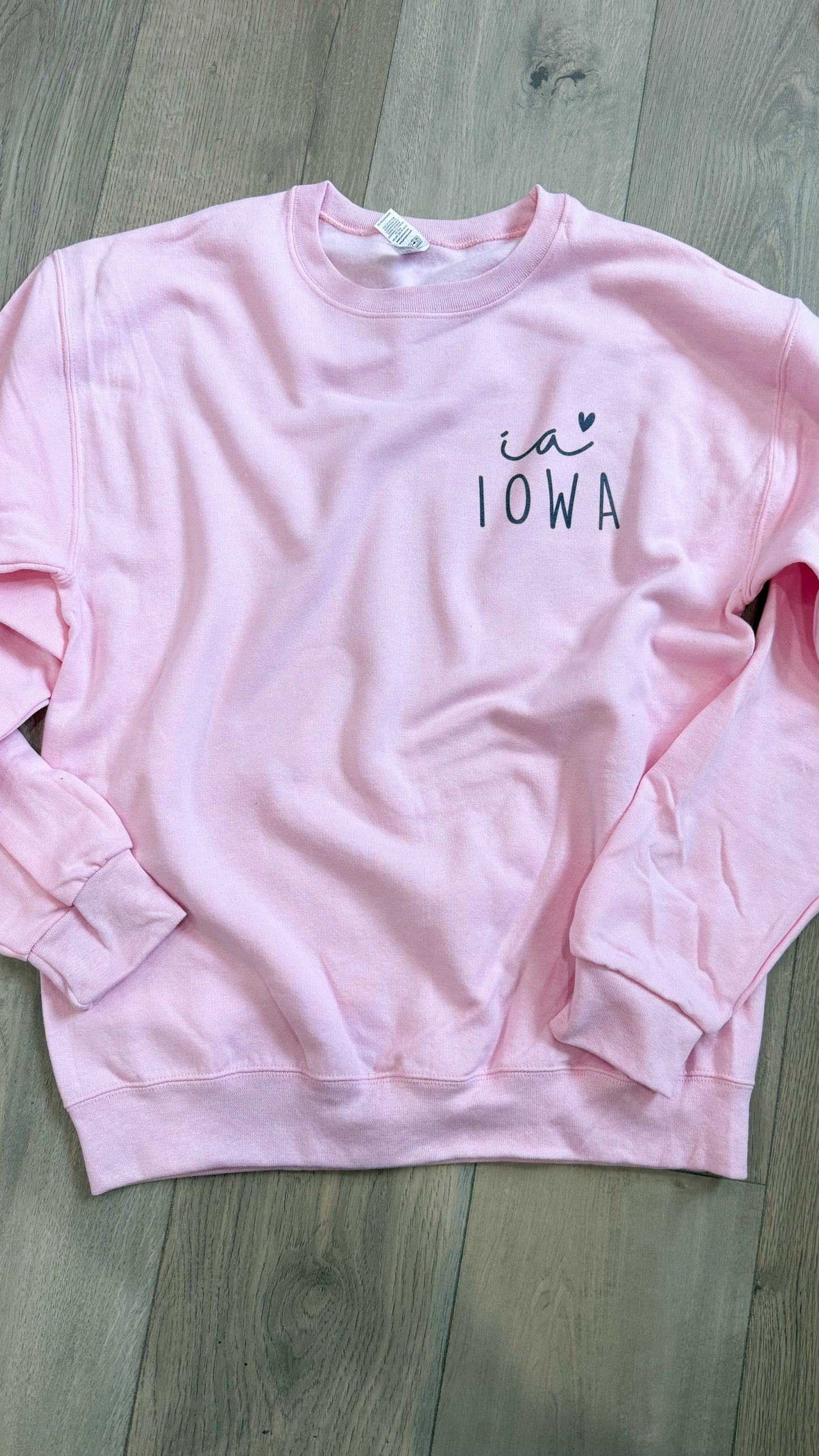 Two Print Iowa Tee/Crew