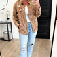 Washed Distressed Jean Jacket