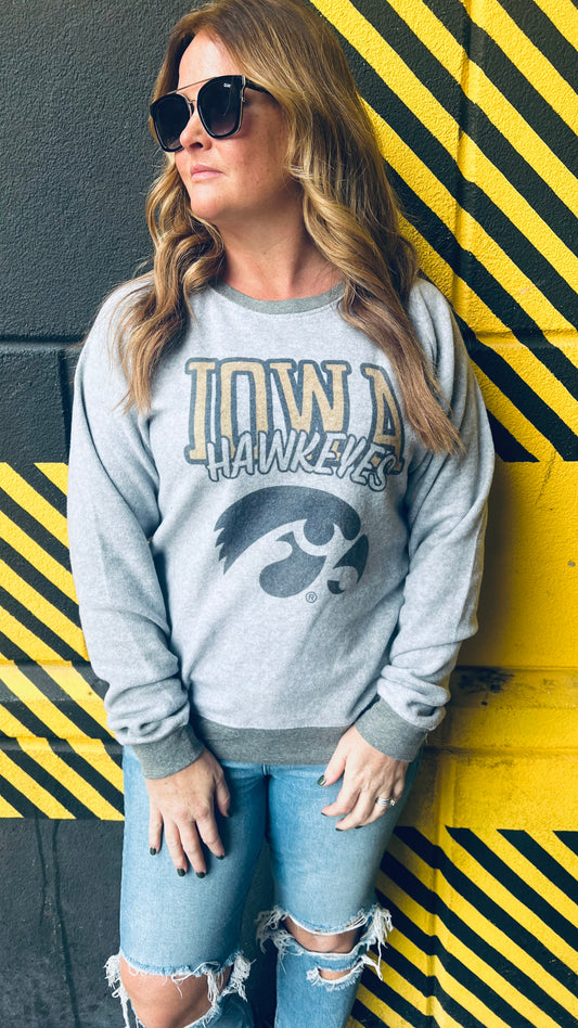 Inside Out Iowa Hawkeyes Pullover