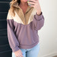 Color Block Collared Pullover