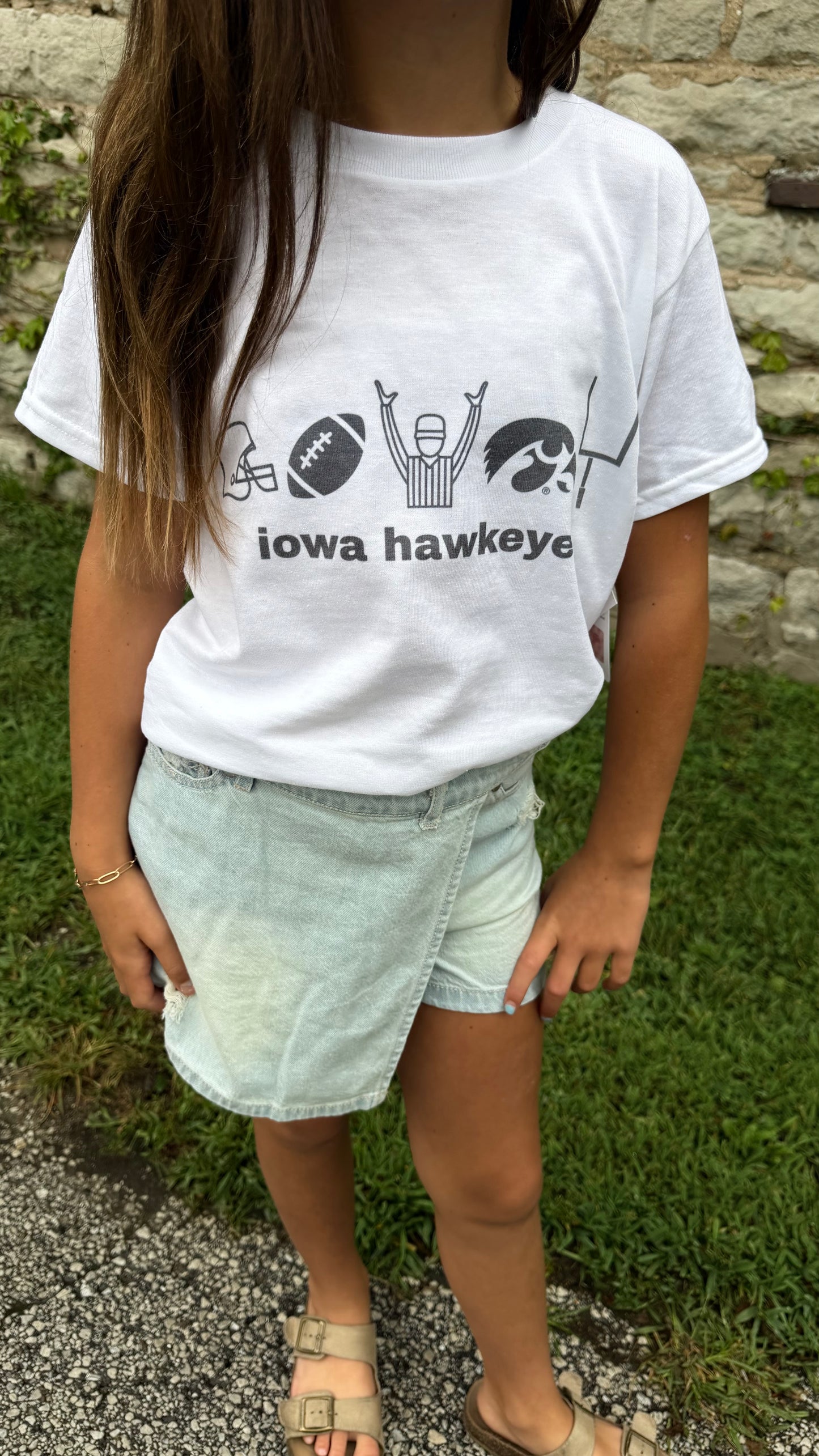 YOUTH Iowa Touchdown Graphic