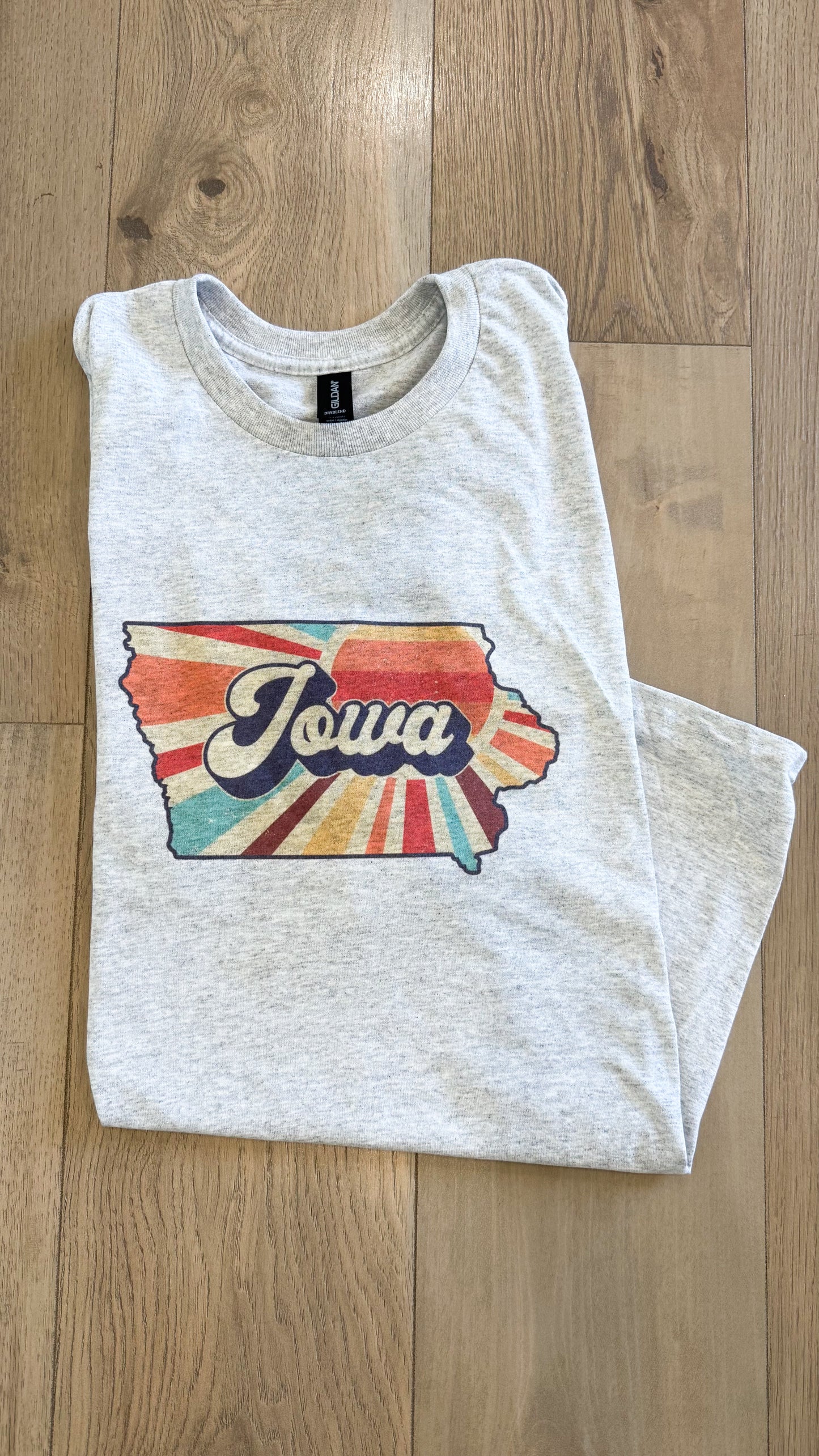 Retro Iowa Graphic