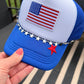 4th Trendy Flag Trucker Hat