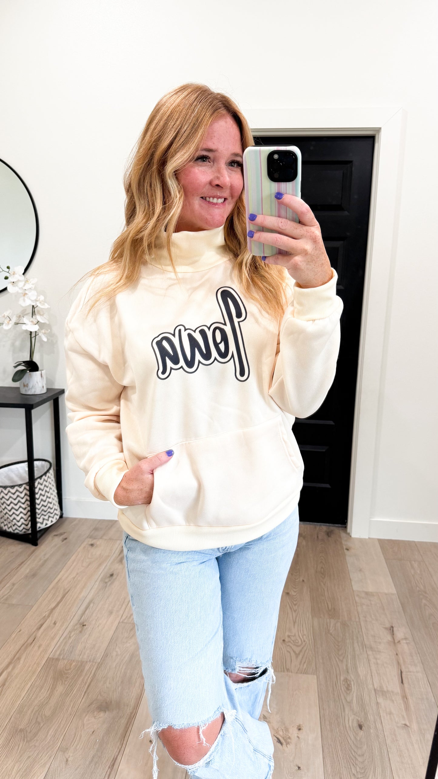 Iowa Mock Neck