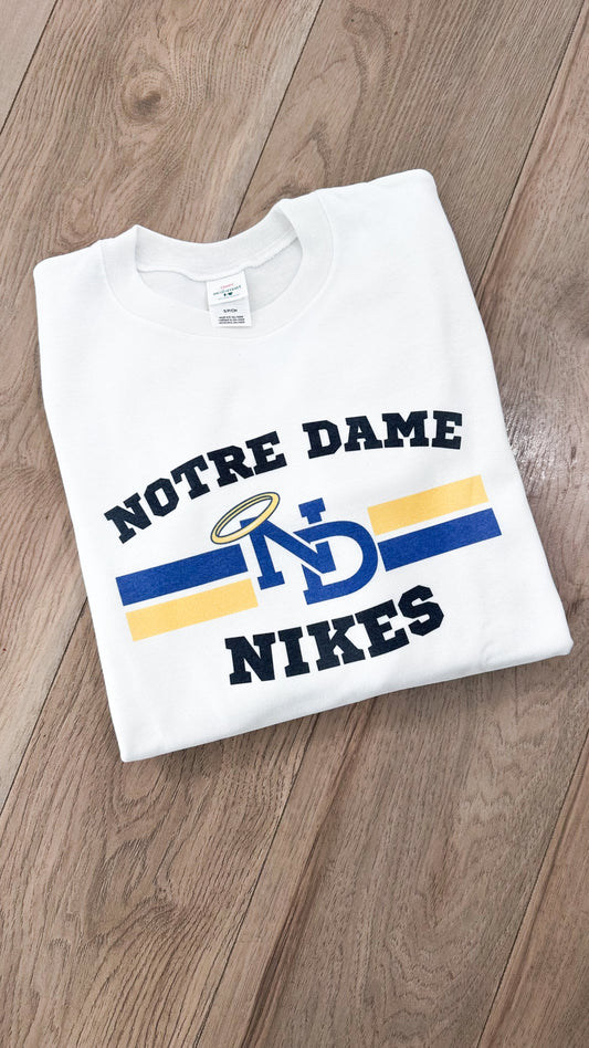 YOUTH Notre Dame Nikes Graphic