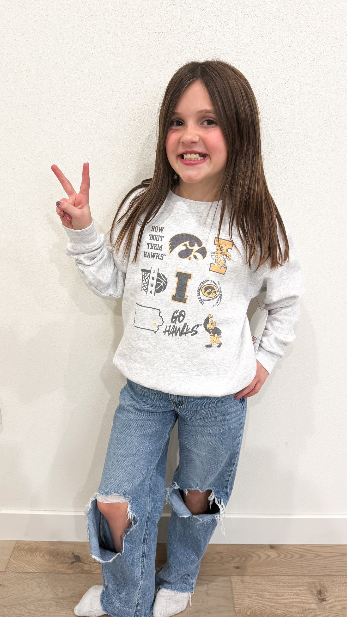 YOUTH Basketball Trendy Iowa Graphic