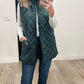 Quilted Mid Length Vest