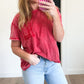Washed Pocket Short Sleeve