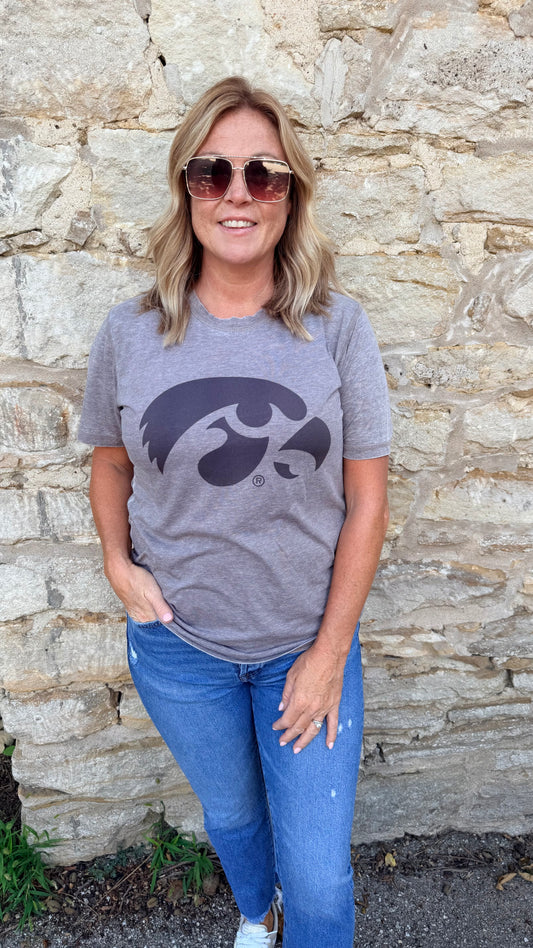 Burnout Iowa Hawk Graphic