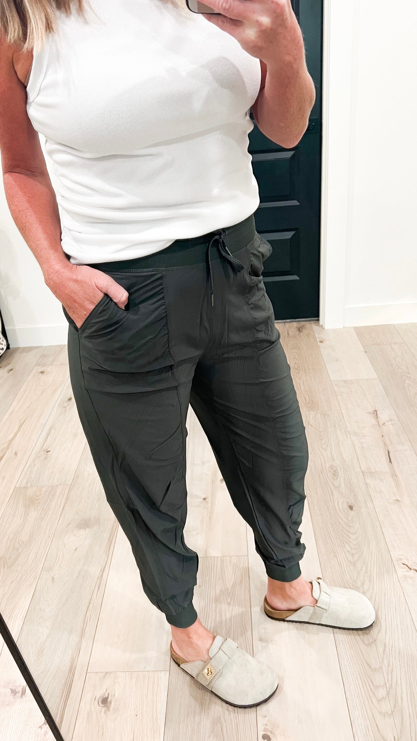 Pleated Joggers