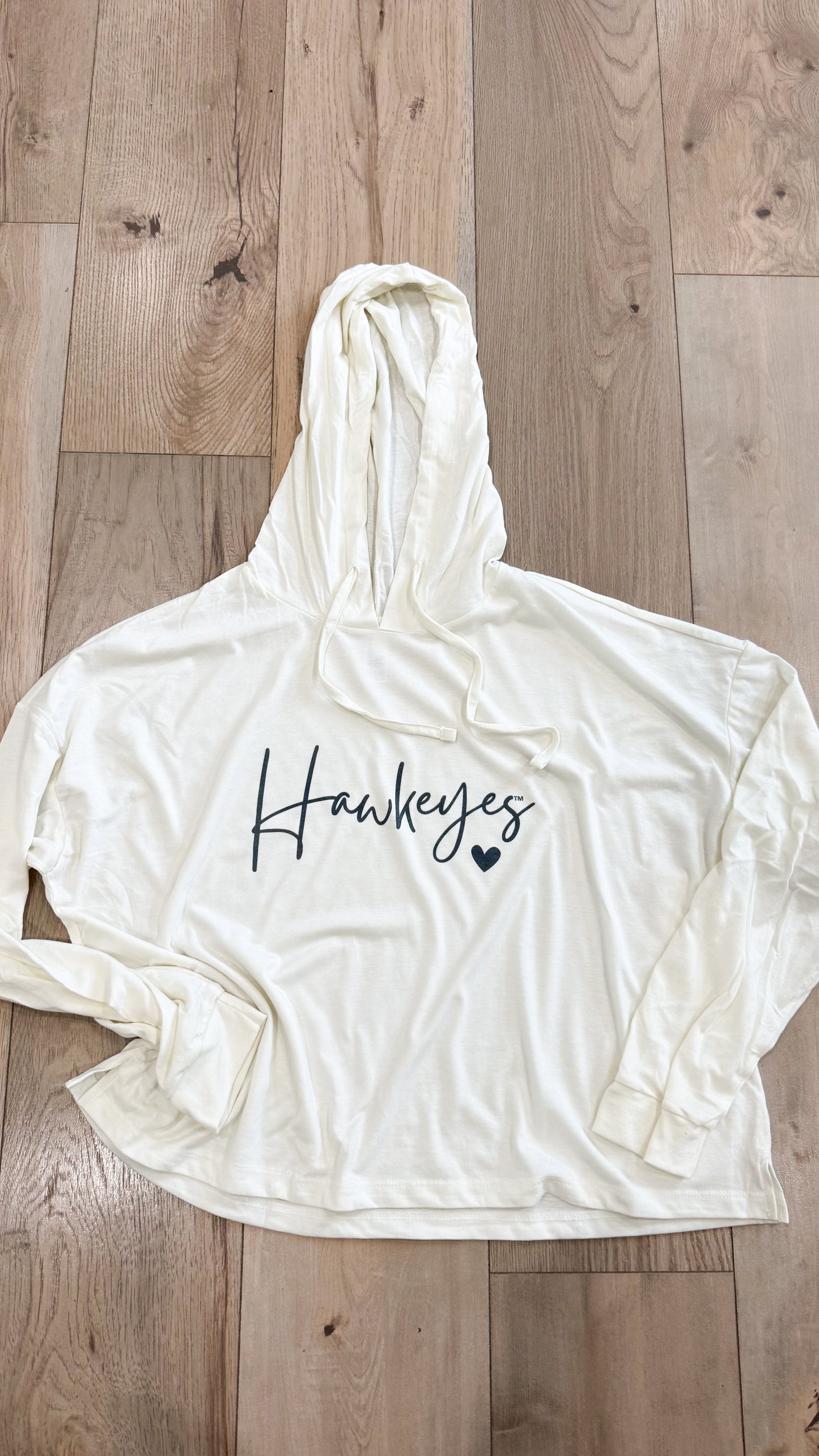 Iowa Hawkeyes Crop Hoodie
