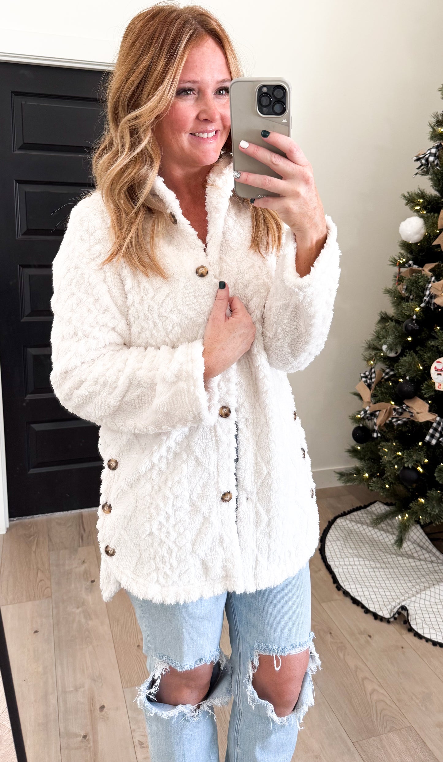 Detailed Sherpa Jacket