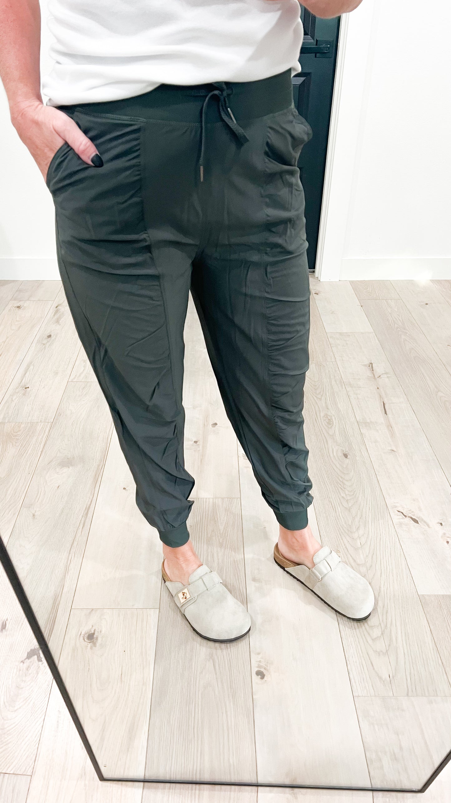 Pleated Joggers
