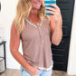 Striped Lace Trim Tank