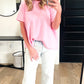 Raised Ribbed Pocket Tee