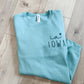 Two Print Iowa Tee/Crew