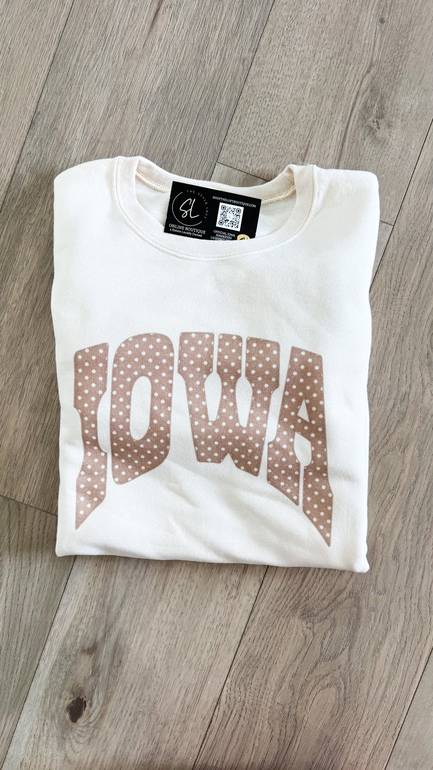 Polka Dot Iowa Graphic