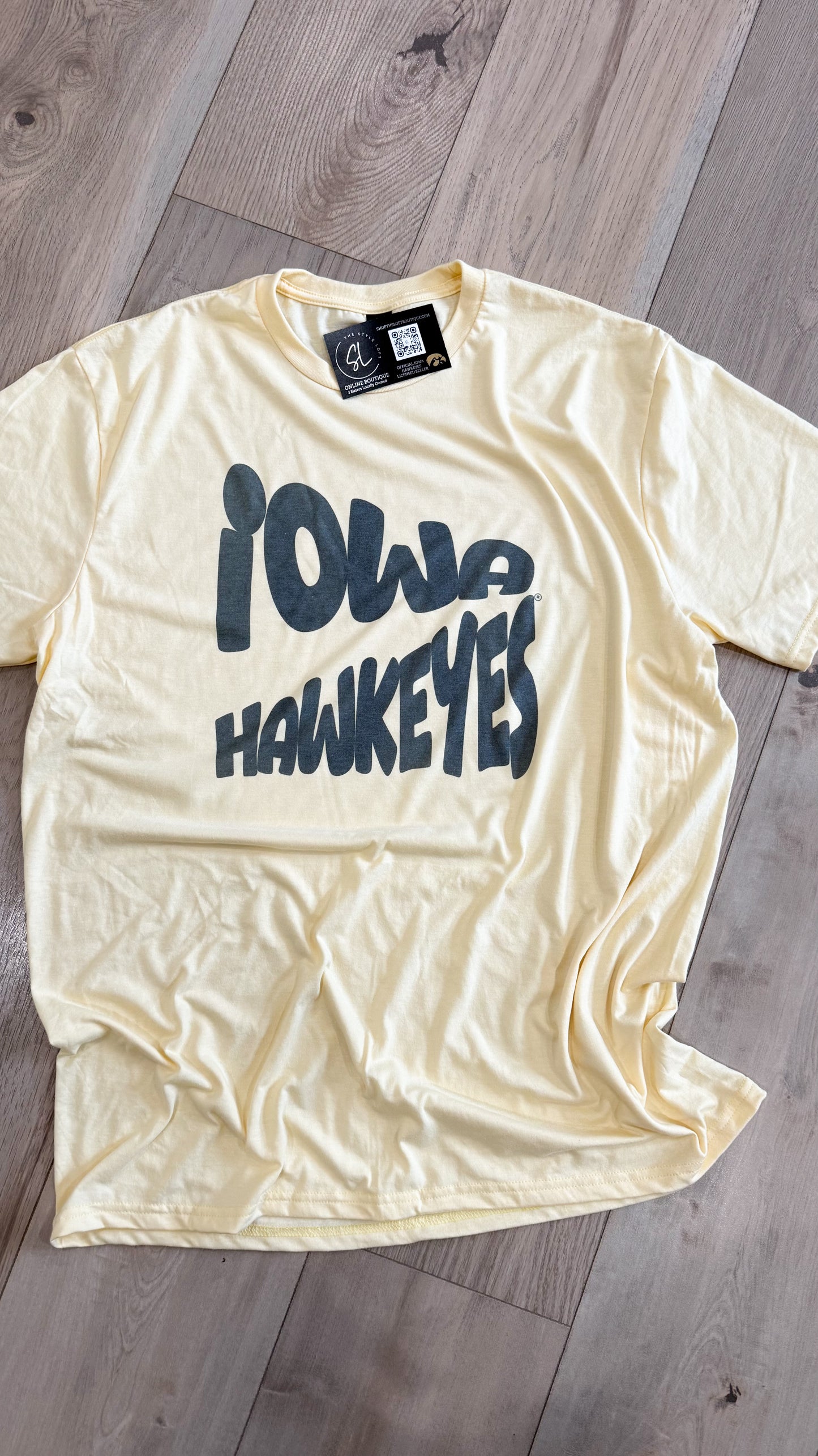Slated Iowa Hawkeyes Graphic