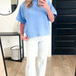 Ribbed Banded Top