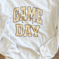 Black & Yellow Checkered Game Day Graphic