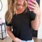 Lace Shoulder Top