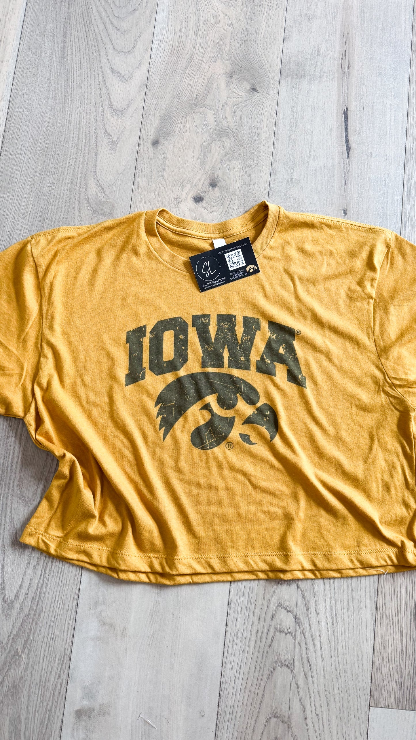 Iowa Hawk Crop Tee