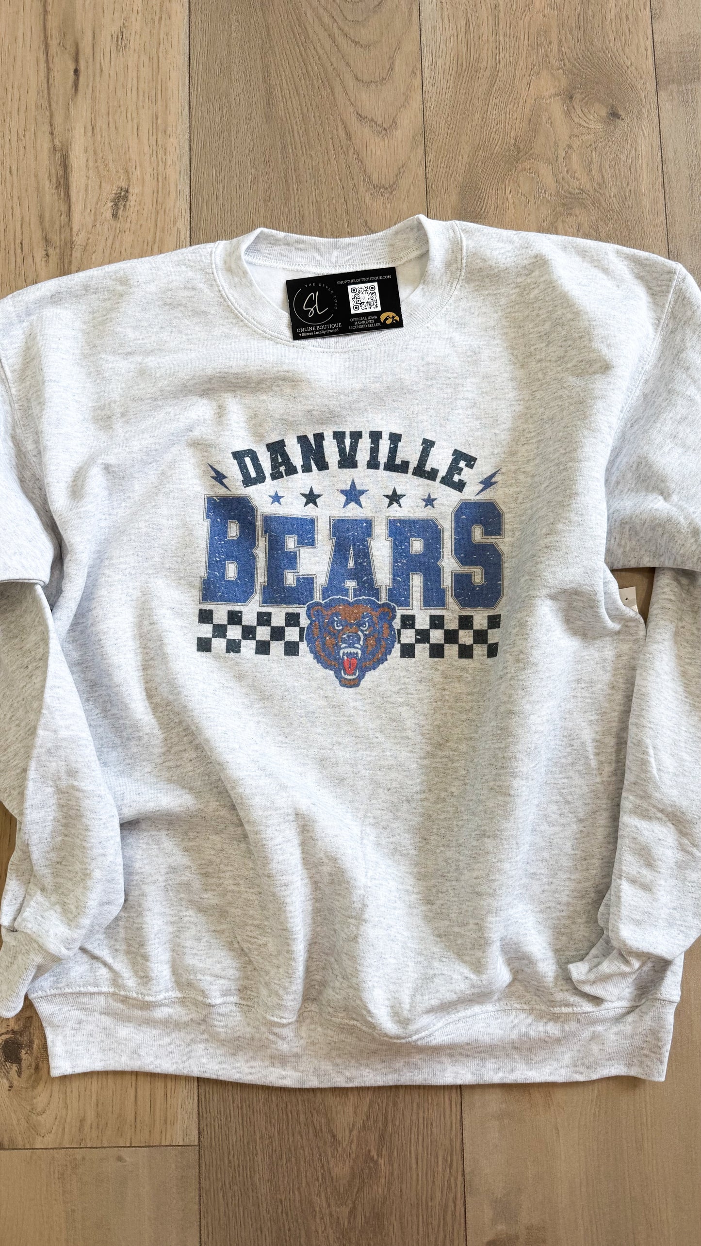 Danville Bears Checkered Star Graphic