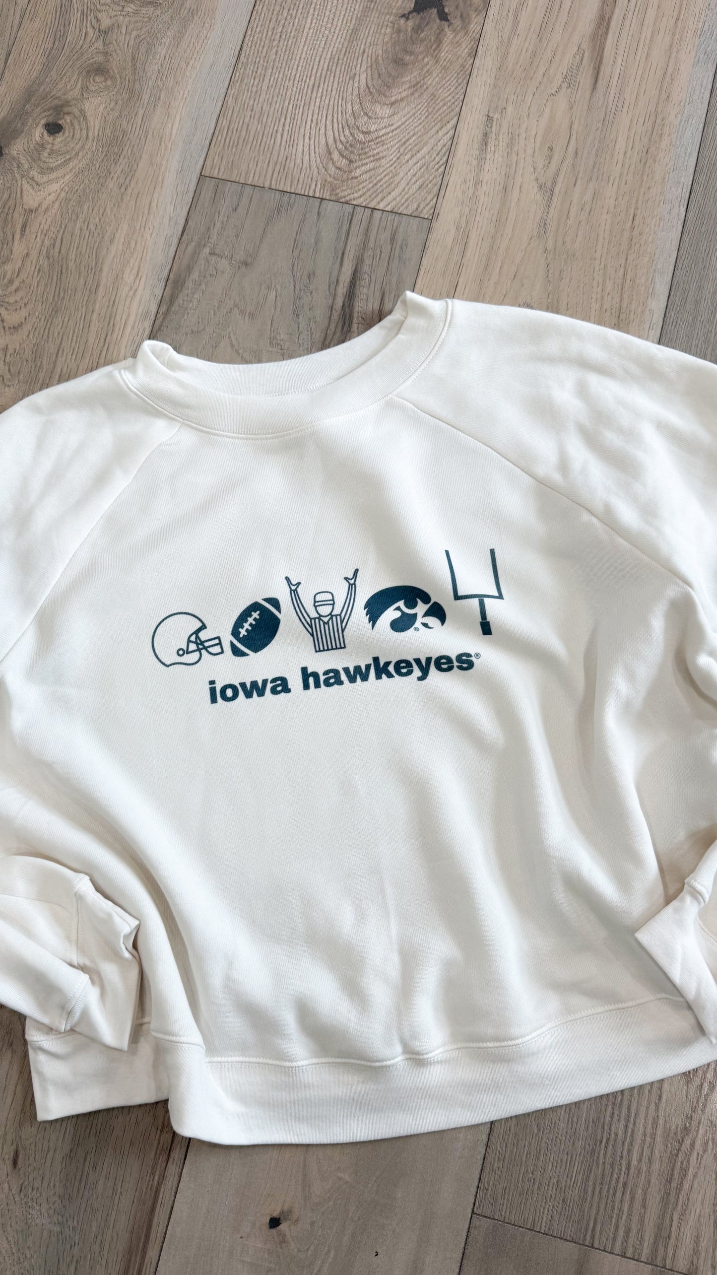 Iowa Football Crop Pullover