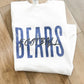 Bears Football Double Print Graphic