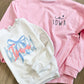 YOUTH Iowa Bow Tee/Crew