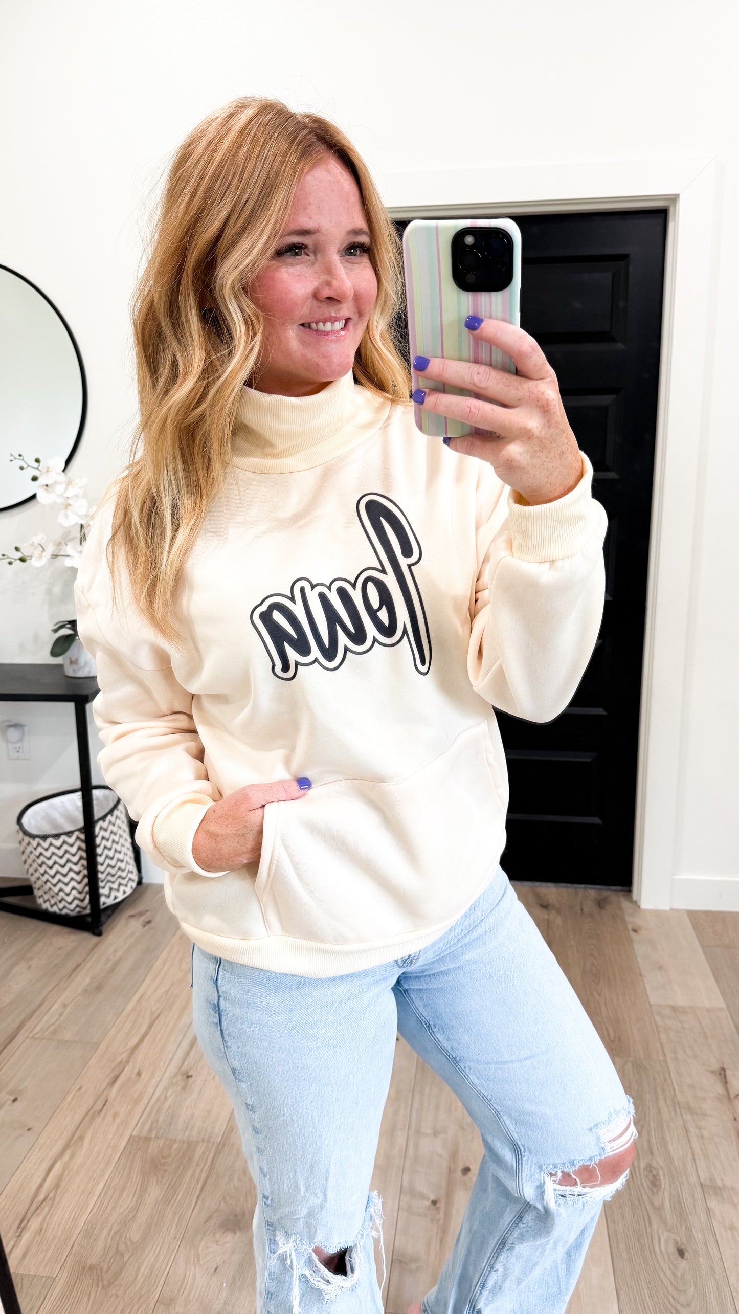 Iowa Mock Neck