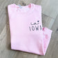 Two Print Iowa Tee/Crew
