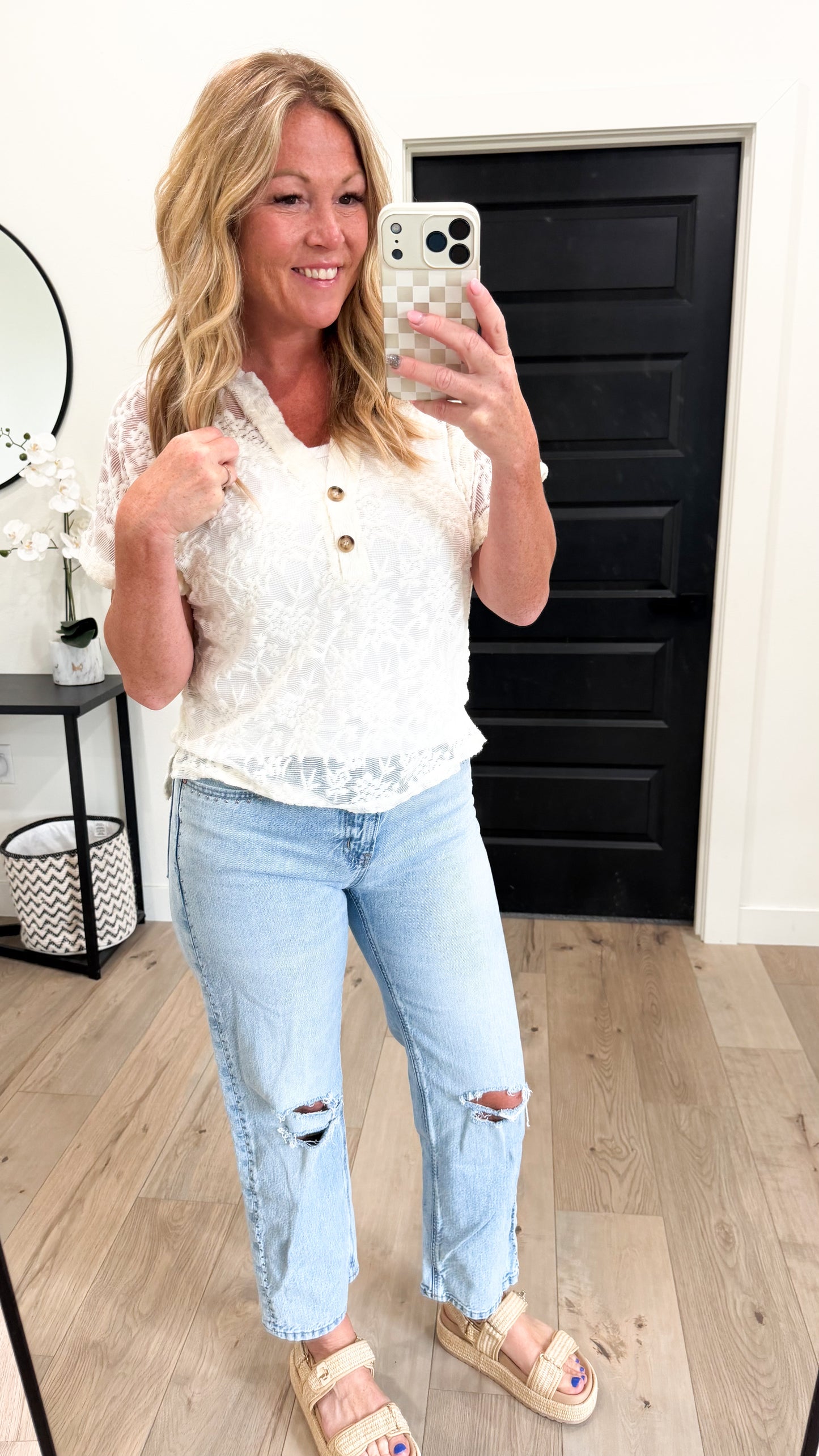 Lace Short Sleeve