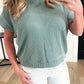 Raised Ribbed Capped Sleeve
