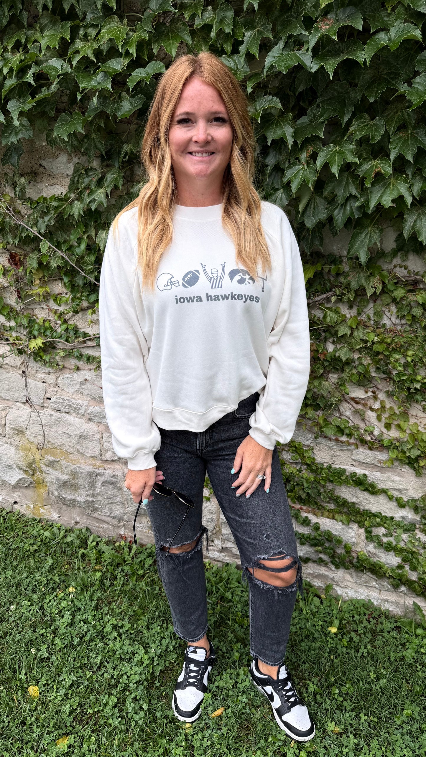 Iowa Football Crop Pullover