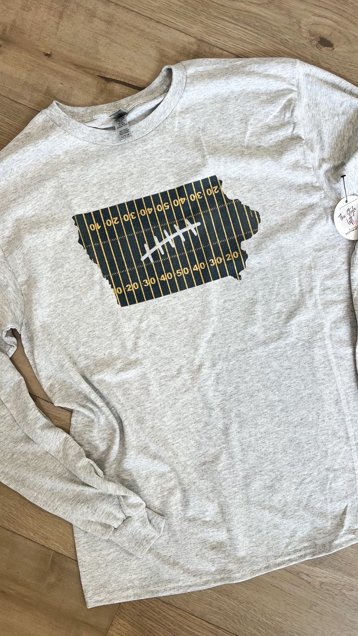 State of Iowa Football Long Sleeve