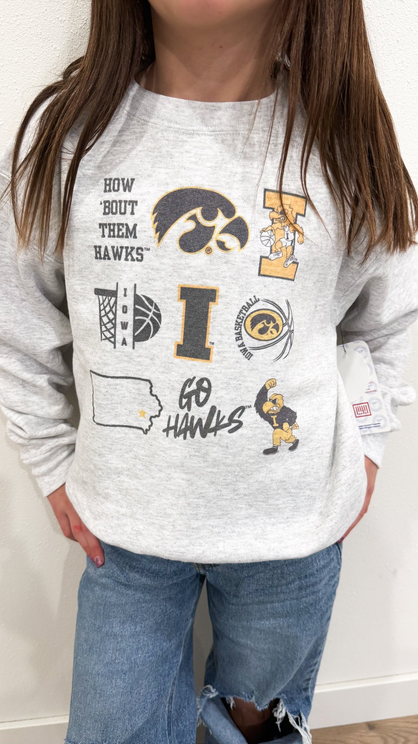 YOUTH Basketball Trendy Iowa Graphic