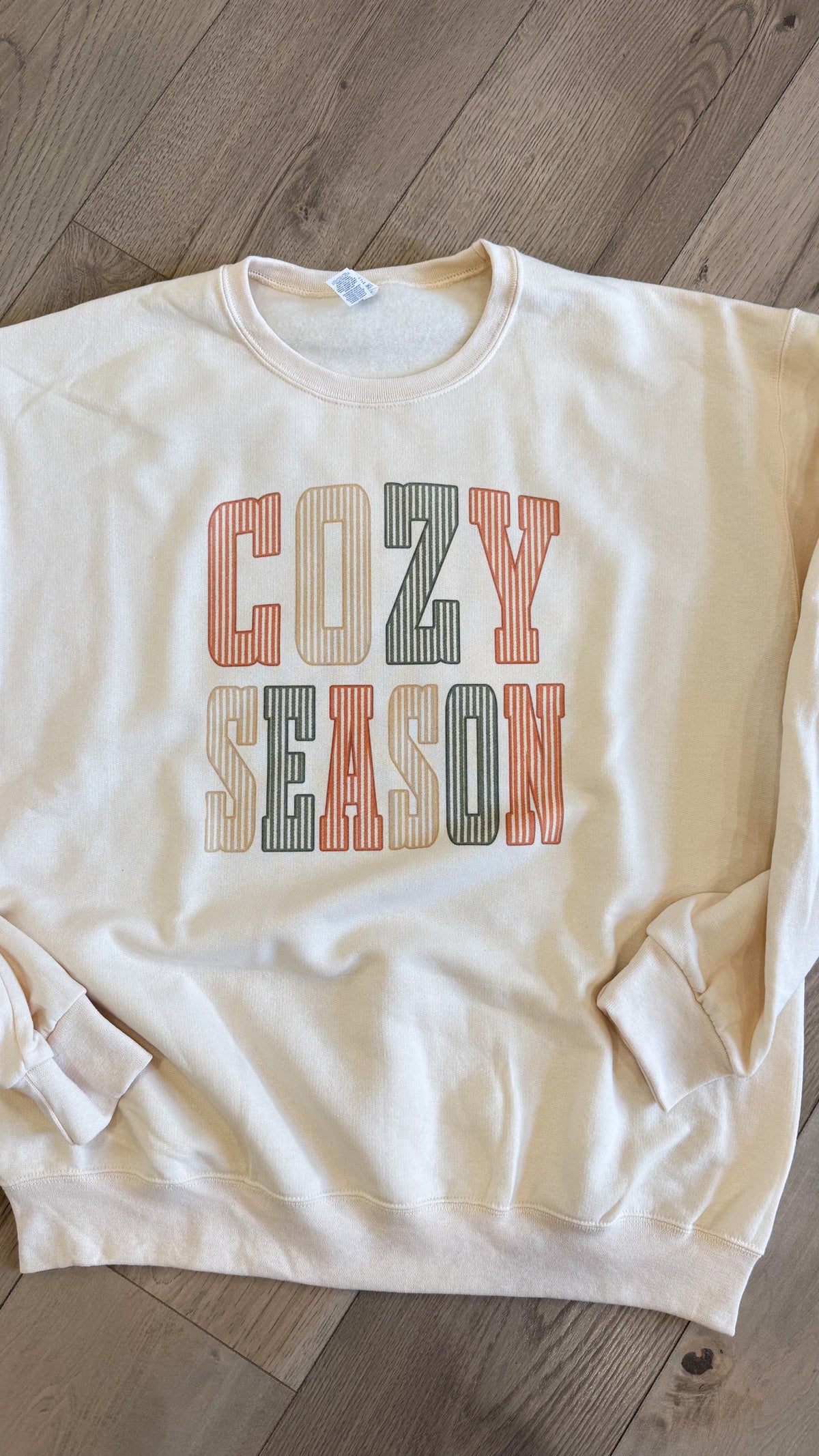 Checkered Cozy Season Crew