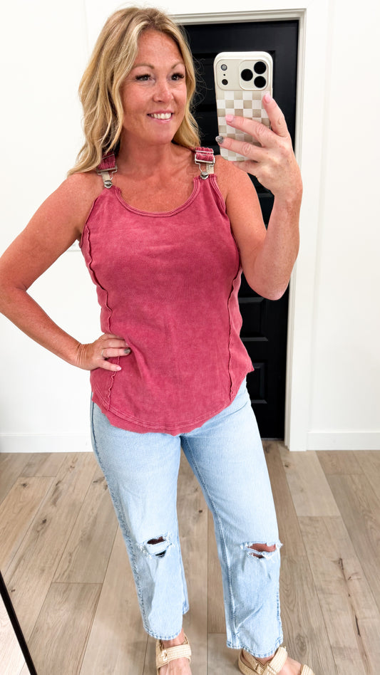 Washed Knit Tank
