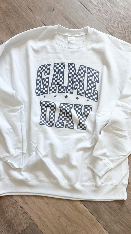 Checkered Game Day Graphic