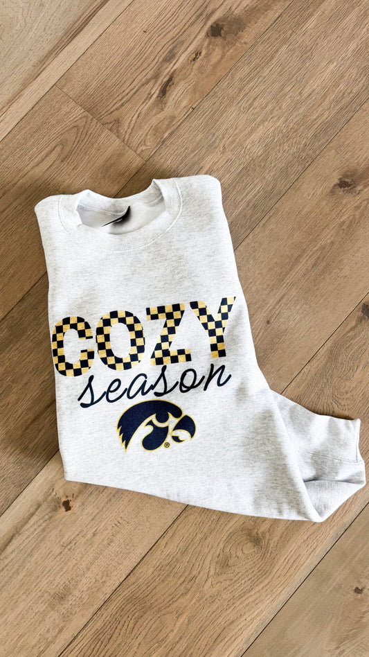 Iowa Cozy Season Crew/Hoodie