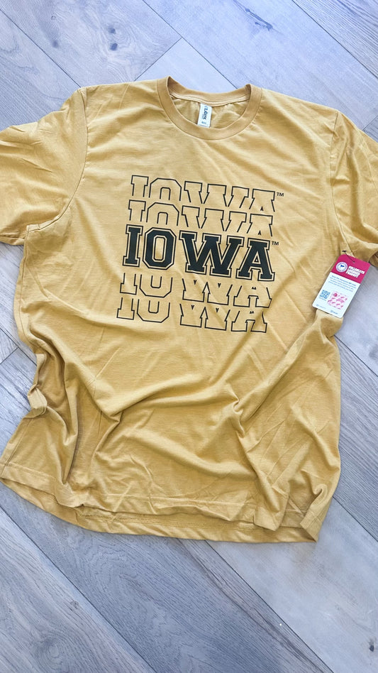 Iowa Iowa Iowa Short Sleeve Graphic